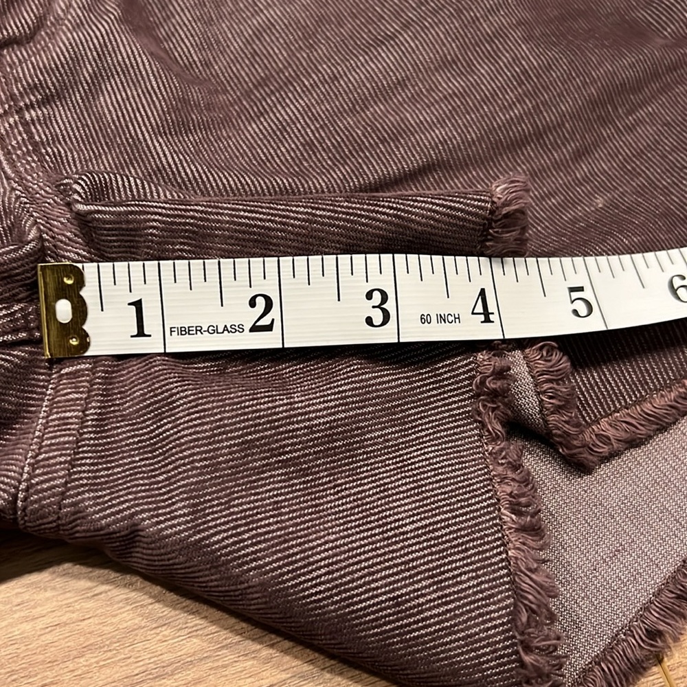 Carve Designs Purple Denim Cutoff Shorts - Picture 7 of 7